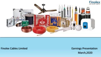 Finolex Cables Limited                                                                  Earnings