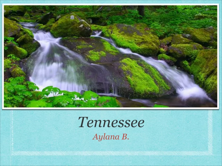 tennessee
