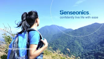 confidently live life with ease  Management Presentation  1  Forward-Looking Statements  These