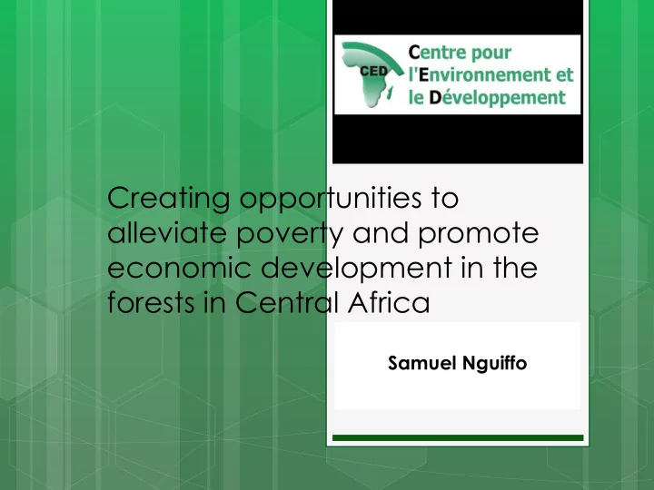 economic development in the