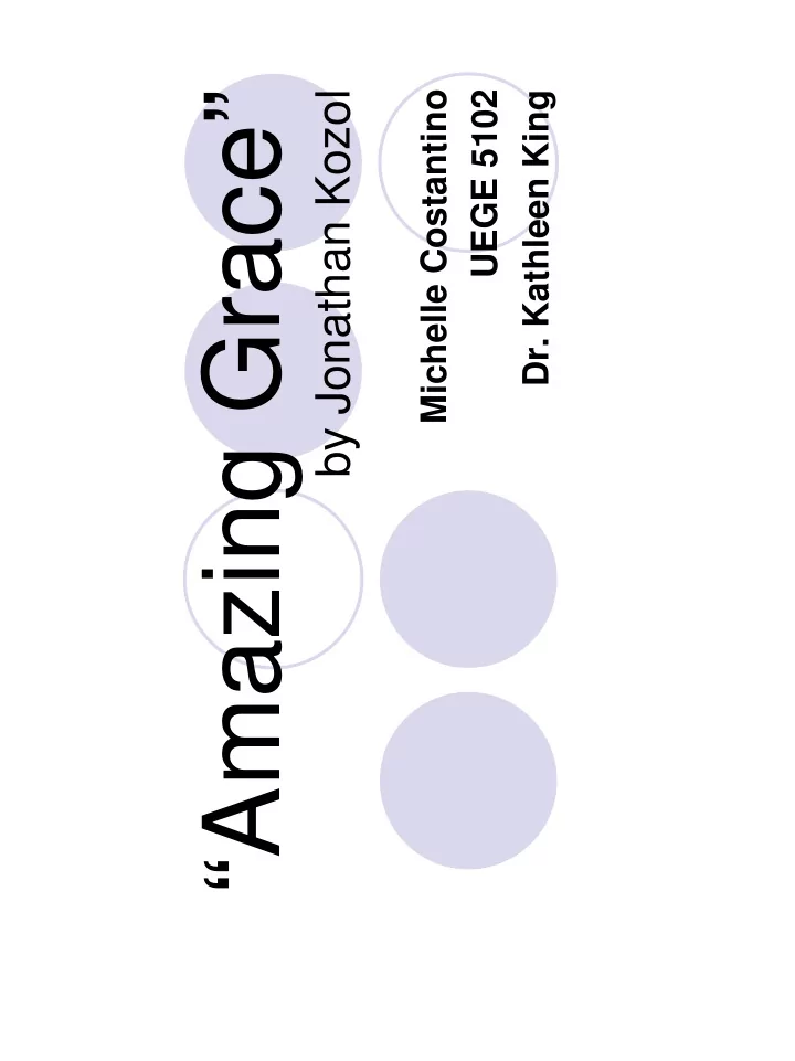amazing grace