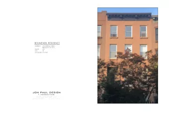 jon paul design  +  c o n s u l t i n g  T H O M A S  J O H N  R O D L A N D ,  R . A .  J  O  N  A