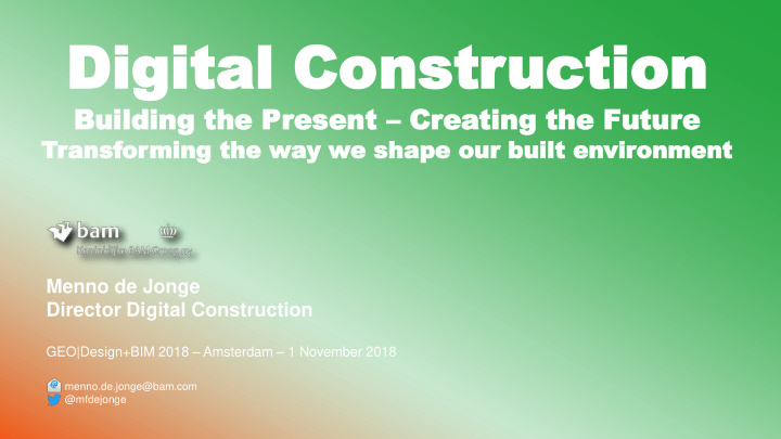 digital constr digital construction uction