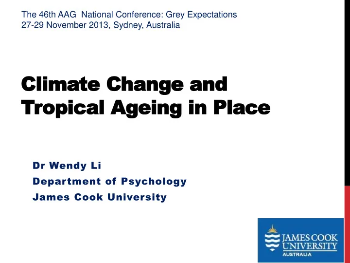 climate change and