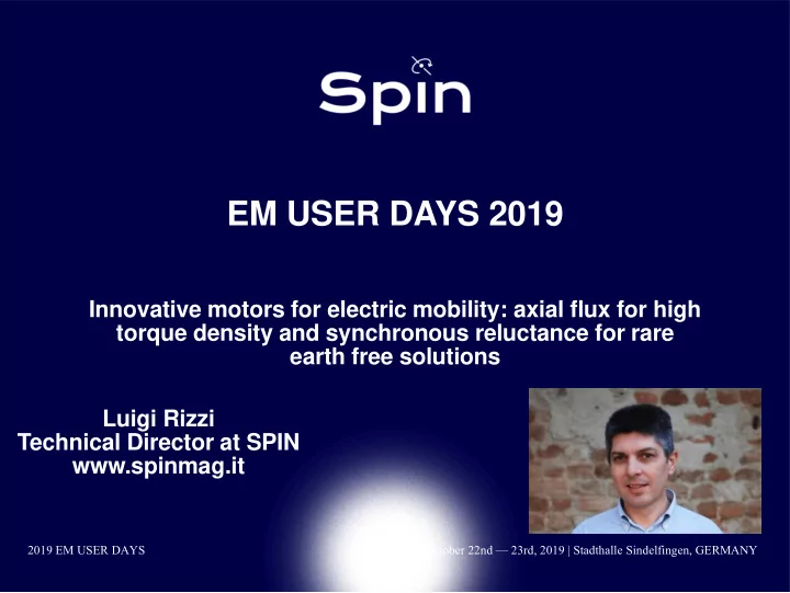 em user days 2019