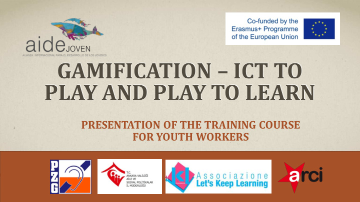 gamification ict to play and play to learn