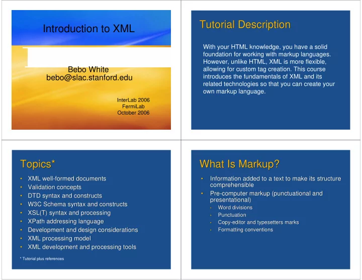 tutorial description tutorial description introduction to