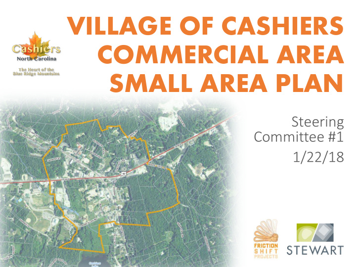 village of cashiers commercial area small area plan