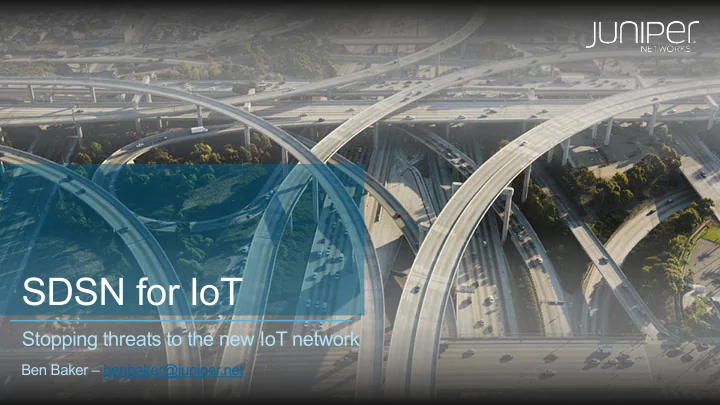 sdsn for iot