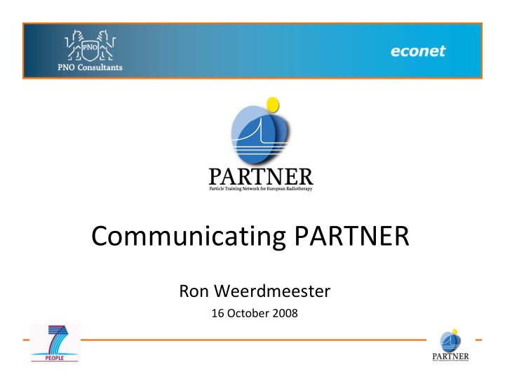 communicating partner