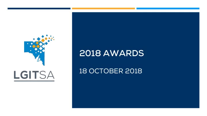 2018 awards