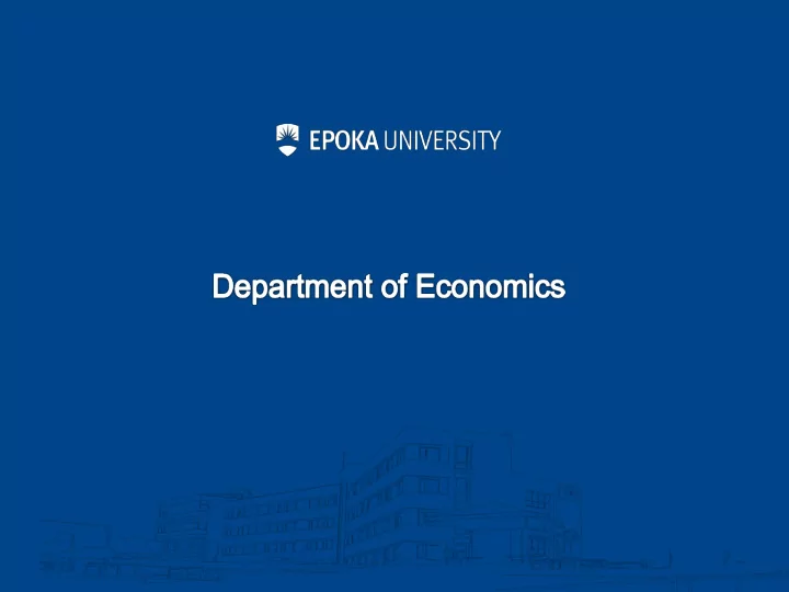 start building your future with why study economics