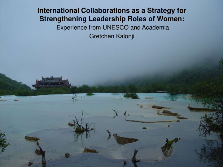 international strategy development at the university of