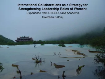 International Strategy Development at the University of California  International Collaborations as