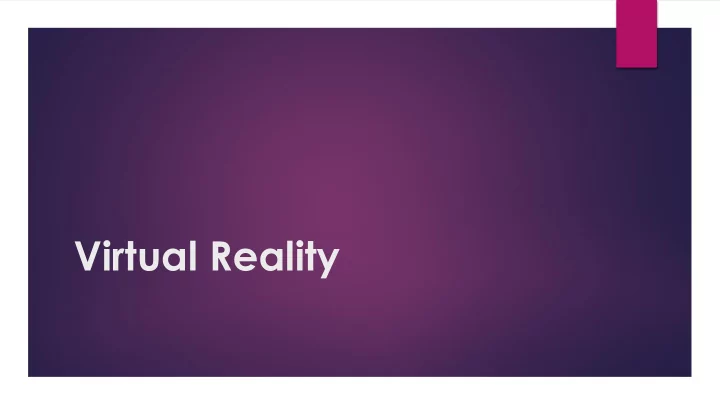 virtual reality plan