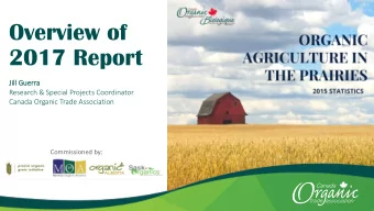 Overview of  2017 Report  Ji  Jill Guer  erra  Research &amp; Special Projects Coordinator  Canada