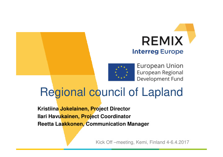 regional council of lapland