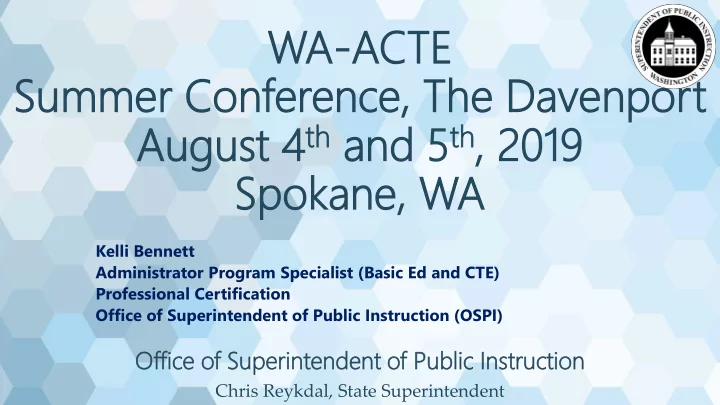 wa wa acte cte summer er conf nfer erenc nce e t the e