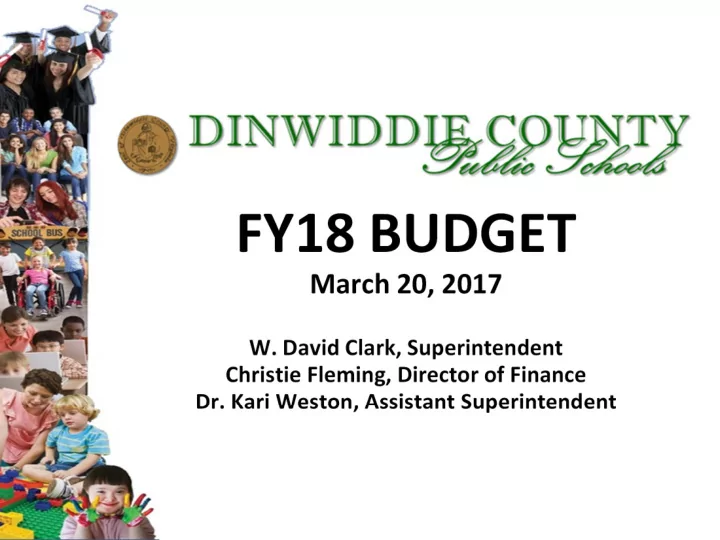 fy18 budget