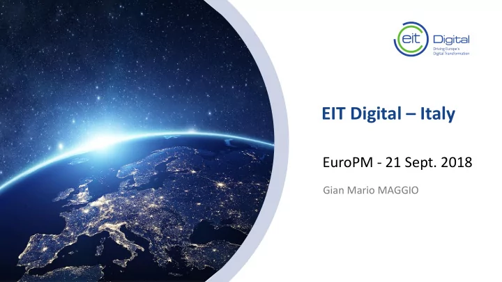 eit digital italy