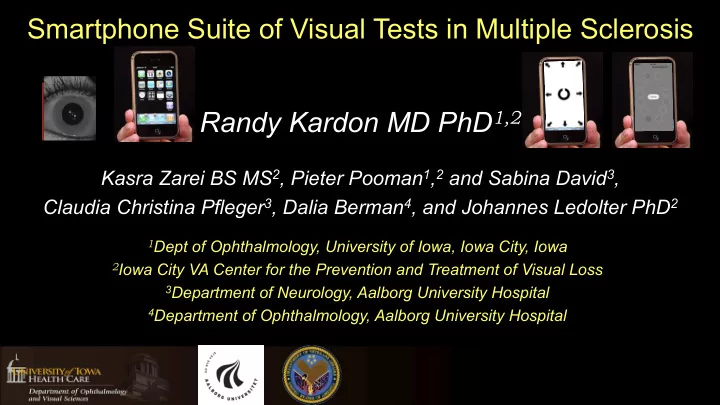effects of ms on the visual pathway