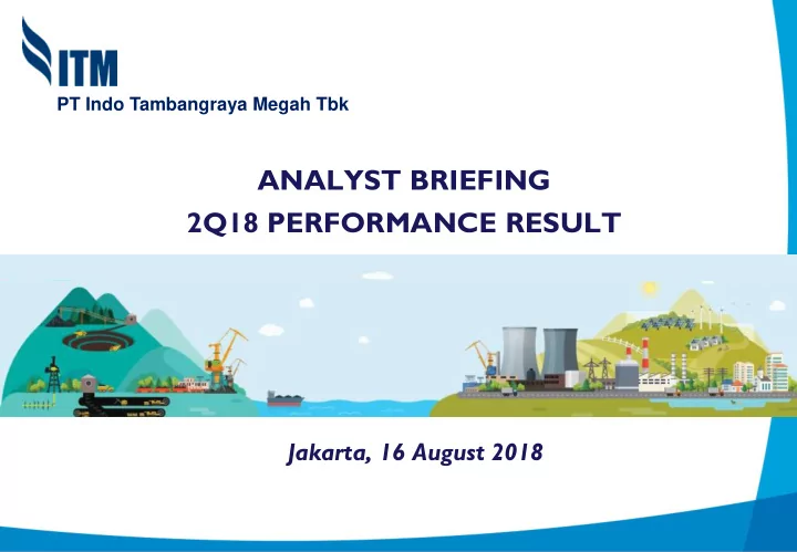 analyst briefing