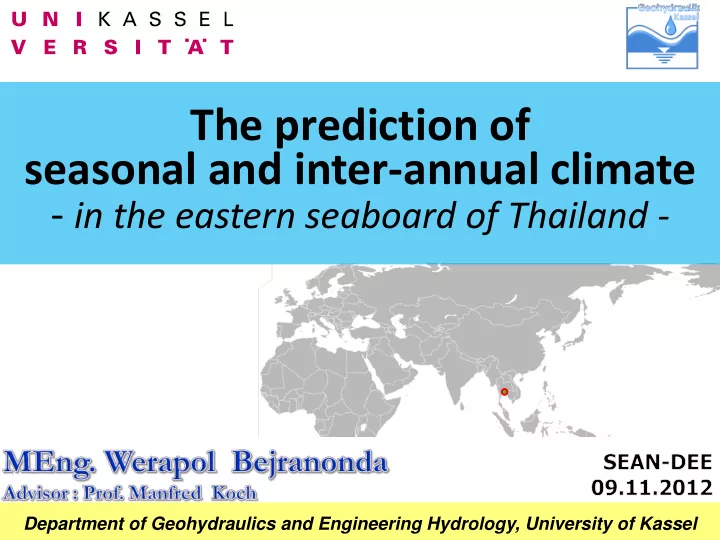 the prediction of