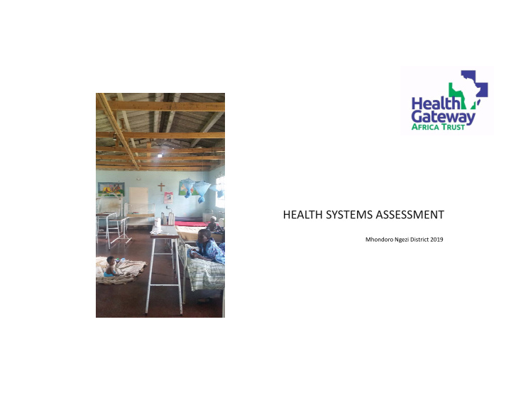 health systems assessment