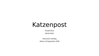 Katzenpost  Claudia Diaz  Moritz Bartl  Panoramix meetjng  Athens 24 September 2018  PKI mixnet