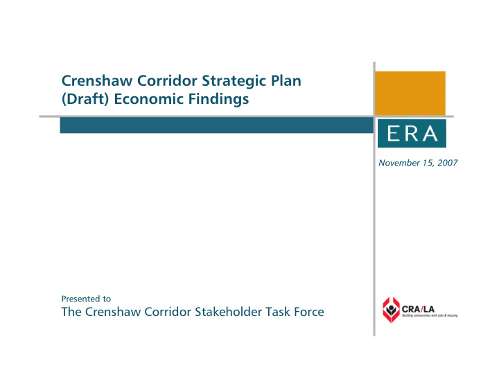 crenshaw corridor strategic plan draft economic findings