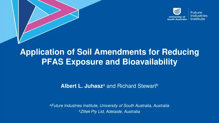 pfas exposure and bioavailability