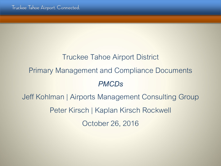 primary management and compliance documents