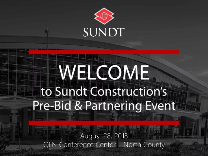 qln conference center north county