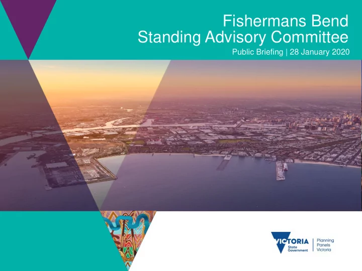 fishermans bend standing advisory committee