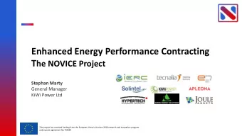 Setting the Scene    The EU has an energy efficiency target of  32.5% improvement by 2030.