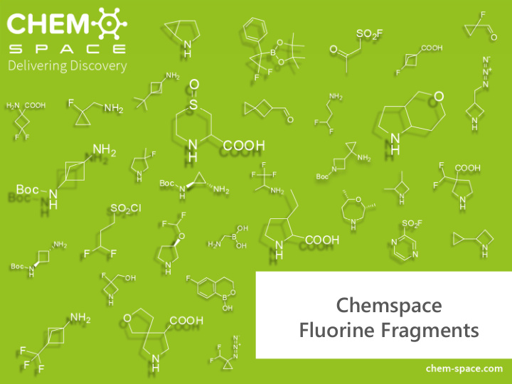 chemspace fluorine fragments description