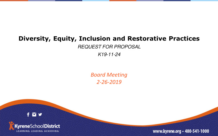 diversity equity inclusion and restorative practices