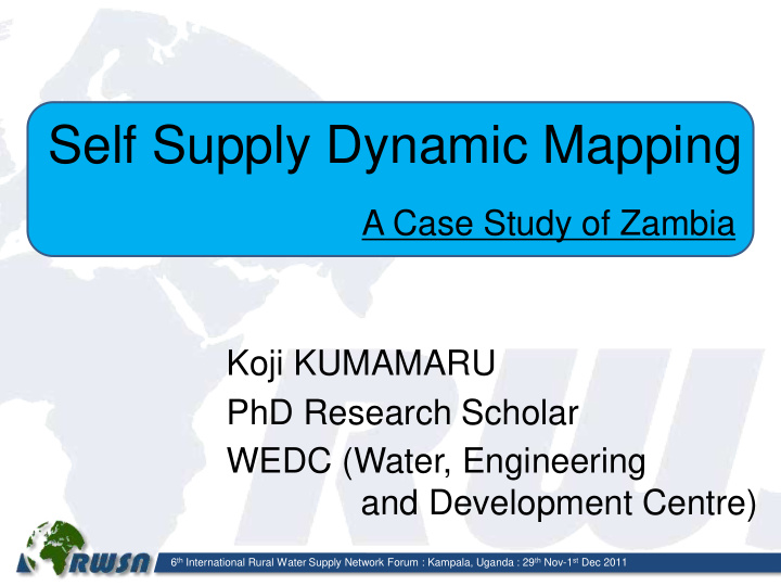 self supply dynamic mapping