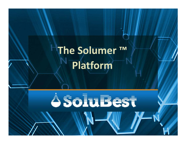 the solumer platform