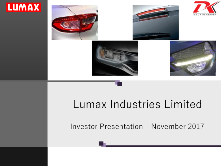 lumax industries limited