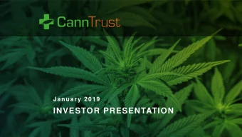 INVESTOR PRESENTATION  Disclaimers  This presentation is for information only and shall not