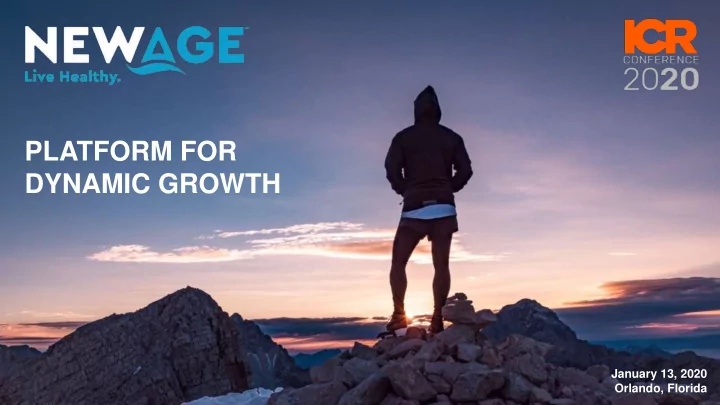 platform for dynamic growth