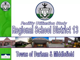 Option A  Do Nothing Option  Option B  Maintain All Schools  &amp; Demo  Facilities Upgraded