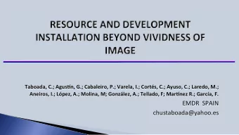 Taboada, C.; Agus/n, G.; Cabaleiro, P.; Varela, I.; Corts, C.; Ayuso, C.; Laredo, M.; Aneiros,