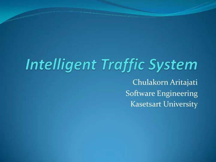 chulakorn aritajati