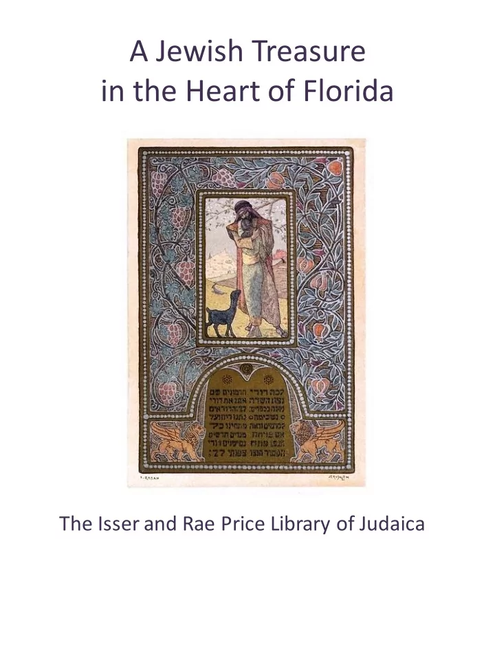 a jewish treasure in the heart of florida