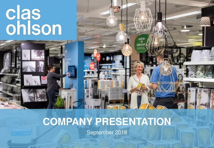 company presentation