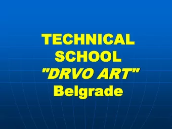 SCHOOL  SCHOOL  &quot;DRVO  &quot;DRVO ART&quot;  ART&quot;  Belgra  Belgrade  de  SCHOOL