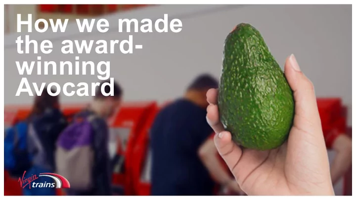 how we made the award winning