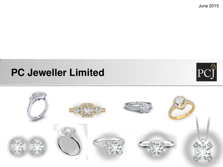 pc jeweller limited disclaimer